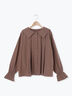ビッグ襟ピンタックブラウス（ブラック/モカ/キナリ）｜Samansa Mos2（サマンサ モスモス）通販