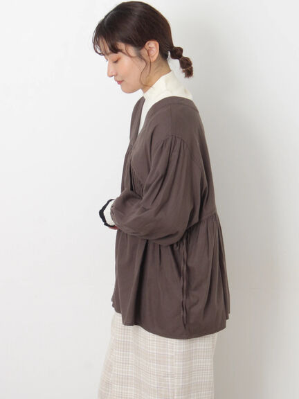 前後2WAYドロストチュニック（チャコールグレー/ボルドー/ベージュ）｜Samansa Mos2（サマンサ モスモス）通販