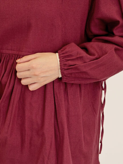 前後2WAYドロストチュニック（チャコールグレー/ボルドー/ベージュ）｜Samansa Mos2（サマンサ モスモス）通販