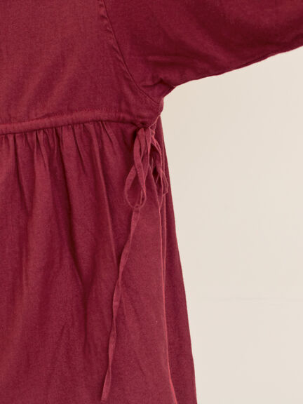 前後2WAYドロストチュニック（チャコールグレー/ボルドー/ベージュ）｜Samansa Mos2（サマンサ モスモス）通販