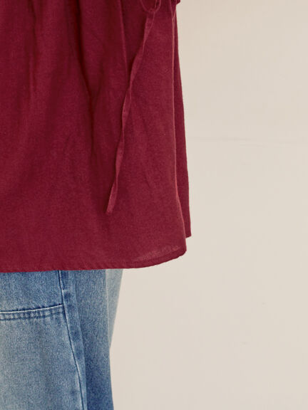 前後2WAYドロストチュニック（チャコールグレー/ボルドー/ベージュ）｜Samansa Mos2（サマンサ モスモス）通販