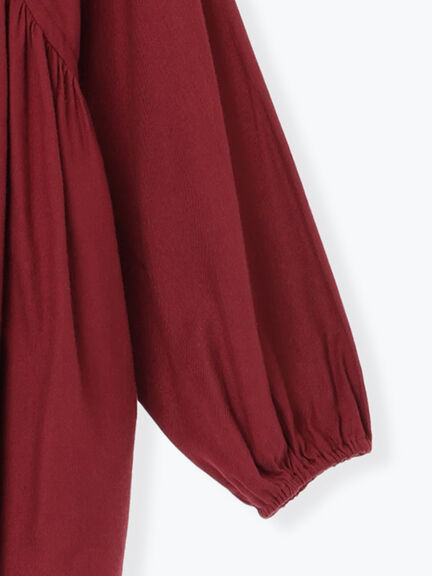 前後2WAYドロストチュニック（チャコールグレー/ボルドー/ベージュ）｜Samansa Mos2（サマンサ モスモス）通販