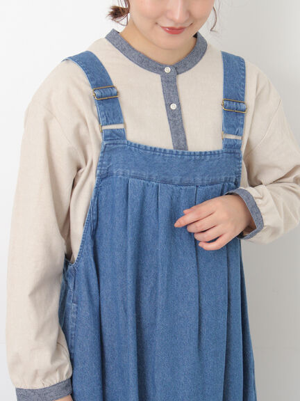 保温加工クレリックシャツ（オフホワイト/ベージュ/モカ/ブルー）｜Samansa Mos2（サマンサ モスモス）通販