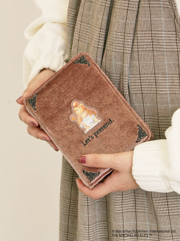 【Alice×Samansa Mos2】ブックモチーフポーチ（ブラウン）｜Samansa Mos2（サマンサ モスモス）通販