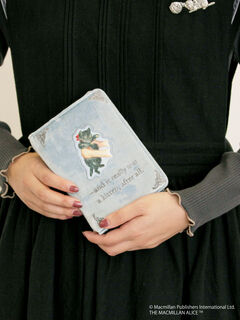 セール】 【Alice×Samansa Mos2】ブックモチーフポーチ（ブラウン