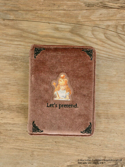 【Alice×Samansa Mos2】ブックモチーフポーチ（ブラウン/サックスブルー）｜Samansa Mos2（サマンサ モスモス）通販