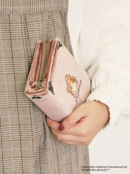 【Alice×Samansa Mos2】ブックモチーフポーチ（ブラウン/サックスブルー）｜Samansa Mos2（サマンサ モスモス）通販