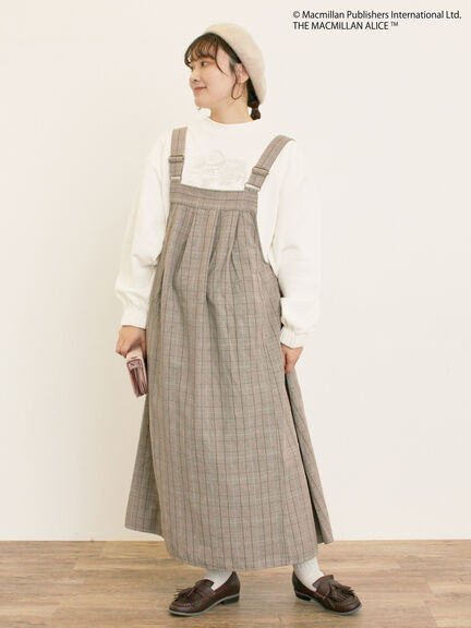 【Alice×Samansa Mos2】ブックモチーフポーチ（ブラウン/サックスブルー）｜Samansa Mos2（サマンサ モスモス）通販