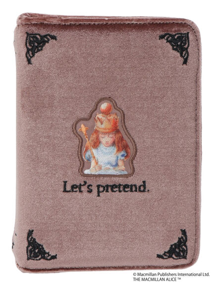 【Alice×Samansa Mos2】ブックモチーフポーチ（ブラウン/サックスブルー）｜Samansa Mos2（サマンサ モスモス）通販