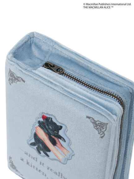 【Alice×Samansa Mos2】ブックモチーフポーチ（ブラウン/サックスブルー）｜Samansa Mos2（サマンサ モスモス）通販