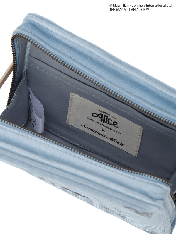 セール】 【Alice×Samansa Mos2】ブックモチーフポーチ（ブラウン