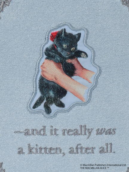 【Alice×Samansa Mos2】ブックモチーフポーチ（ブラウン/サックスブルー）｜Samansa Mos2（サマンサ モスモス）通販