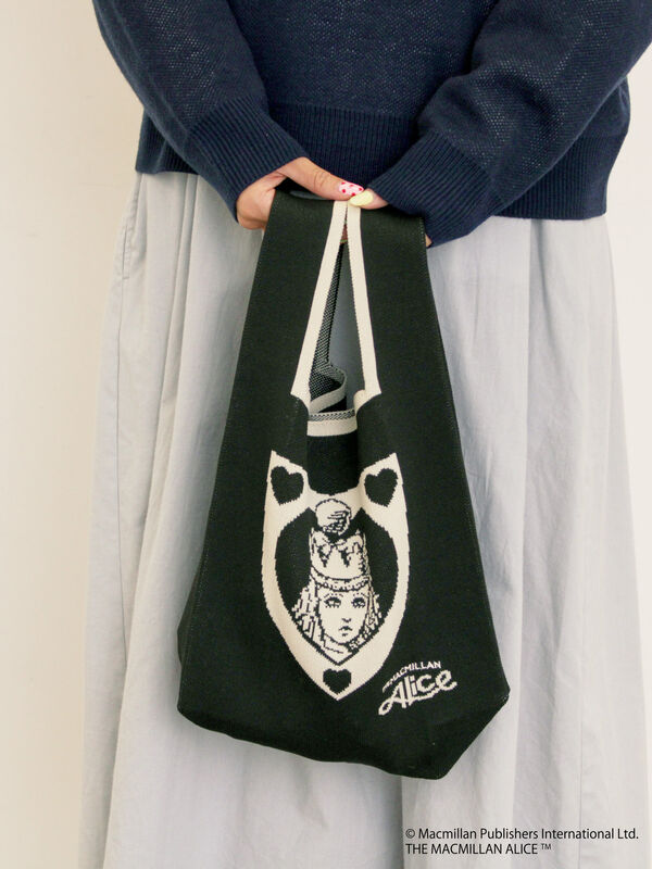 【Alice×Samansa Mos2】ニットバッグ（ブラック）｜Samansa Mos2（サマンサ モスモス）通販