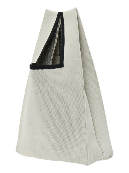 【Alice×Samansa Mos2】ニットバッグ（ブラック/キナリ）｜Samansa Mos2（サマンサ モスモス）通販