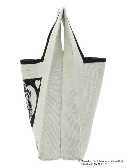 【Alice×Samansa Mos2】ニットバッグ（ブラック/キナリ）｜Samansa Mos2（サマンサ モスモス）通販