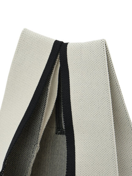 【Alice×Samansa Mos2】ニットバッグ（ブラック/キナリ）｜Samansa Mos2（サマンサ モスモス）通販