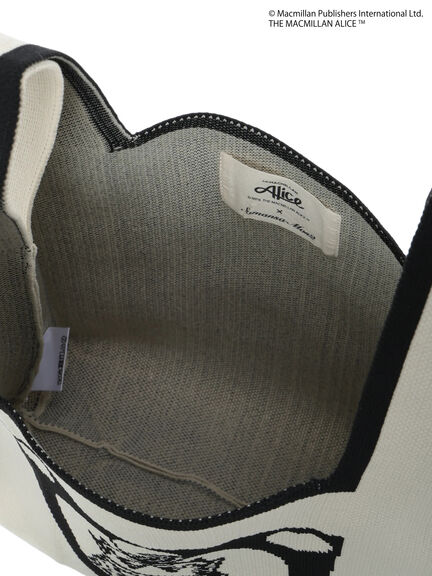 【Alice×Samansa Mos2】ニットバッグ（ブラック/キナリ）｜Samansa Mos2（サマンサ モスモス）通販