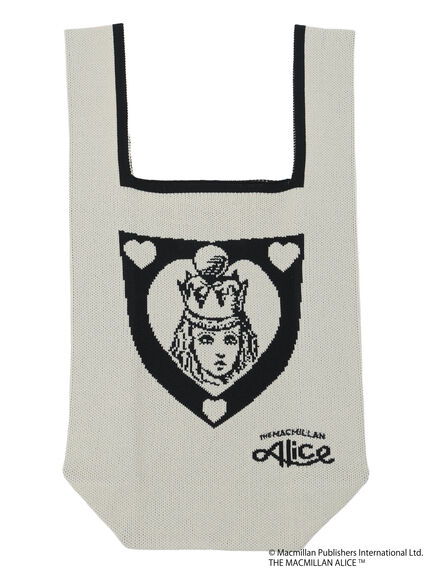 【Alice×Samansa Mos2】ニットバッグ（ブラック/キナリ）｜Samansa Mos2（サマンサ モスモス）通販