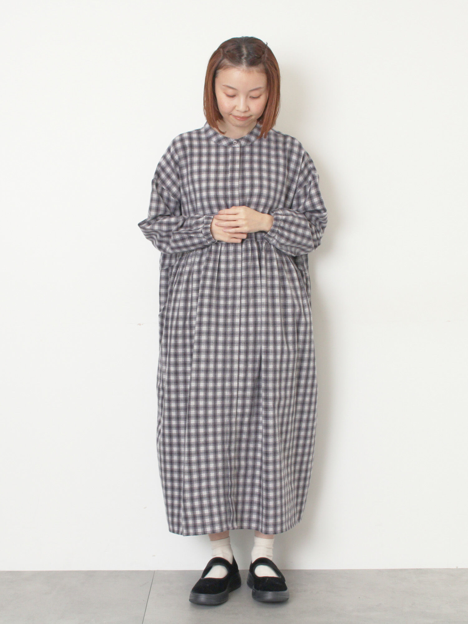 未使用 TSUHARU by Samansa Mos2 麻100%ワンピース セール】 コットンジャカード製品染め前後2WAYワンピース