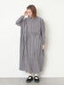 【保温加工】バンドカラーワンピース ≪S/Mサイズ≫（チャコールグレー/ブラック/レッド/ミント）｜Samansa Mos2（サマンサ モスモス）通販