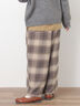 【M/Lサイズ】チェック柄ワイドパンツ（ブラック/ベージュ/ブラウン）｜Samansa Mos2（サマンサ モスモス）通販