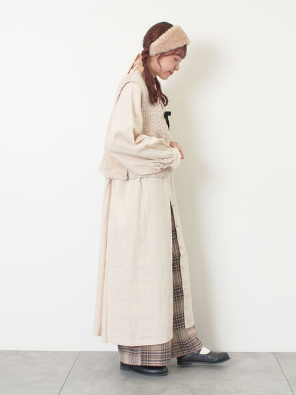 【M/Lサイズ】チェック柄ワイドパンツ（ブラック/ベージュ/ブラウン）｜Samansa Mos2（サマンサ モスモス）通販