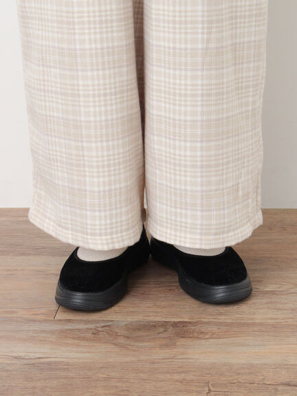 【M/Lサイズ】チェック柄ワイドパンツ（ブラック/ベージュ/ブラウン）｜Samansa Mos2（サマンサ モスモス）通販