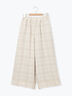 【M/Lサイズ】チェック柄ワイドパンツ（ブラック/ベージュ/ブラウン）｜Samansa Mos2（サマンサ モスモス）通販
