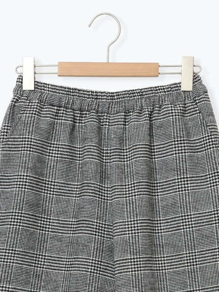 【M/Lサイズ】チェック柄ワイドパンツ（ブラック/ベージュ/ブラウン）｜Samansa Mos2（サマンサ モスモス）通販