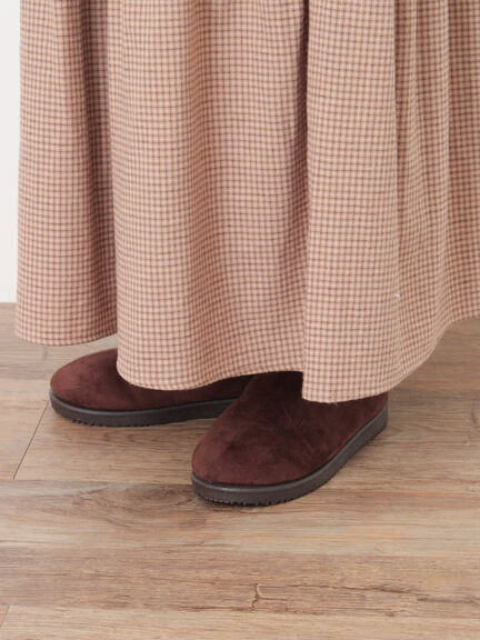 チェック柄変形ティアードスカート（ピンク/ブラウン/ネイビー）｜Samansa Mos2（サマンサ モスモス）通販