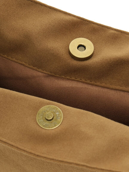 ラウンドフリルトートバッグ（ベージュ/キャメル）｜Samansa Mos2（サマンサ モスモス）通販