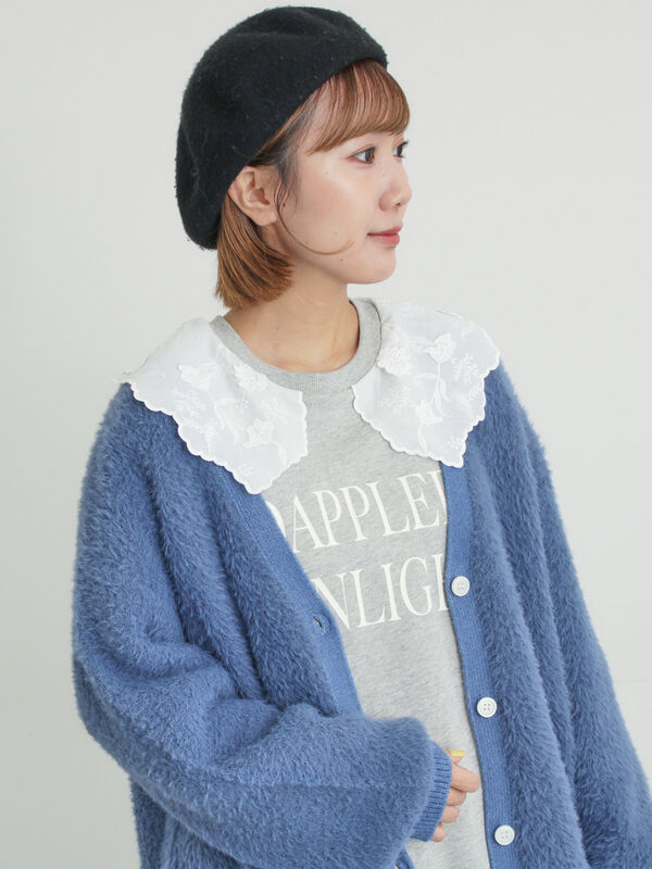 ナスコ様23aw faccies シャギー カーディガン　定価5.2万 ナスコ様23aw faccies シャギー カーディガン 定価5.2万 ナスコ様23aw