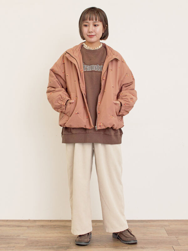 セール】 グランジロゴスウェット（ブラック/ブラウン/キナリ/トップス