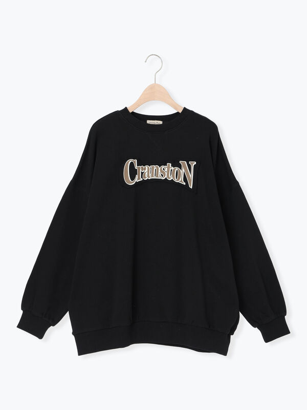 セール】 グランジロゴスウェット（ブラック/ブラウン/キナリ/トップス