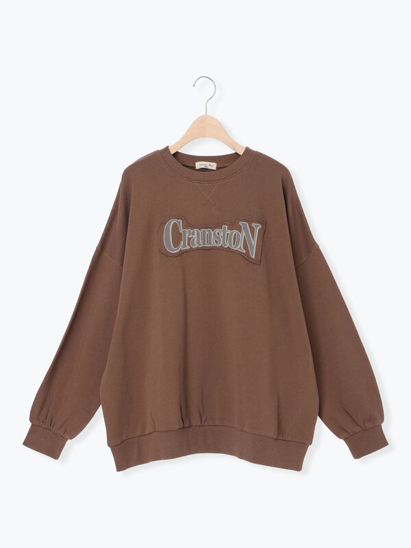 セール】 グランジロゴスウェット（ブラック/ブラウン/キナリ/トップス