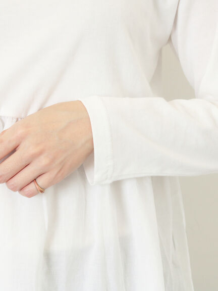 裾スカラップレースインナー（オフホワイト/ブラック）｜Samansa Mos2（サマンサ モスモス）通販