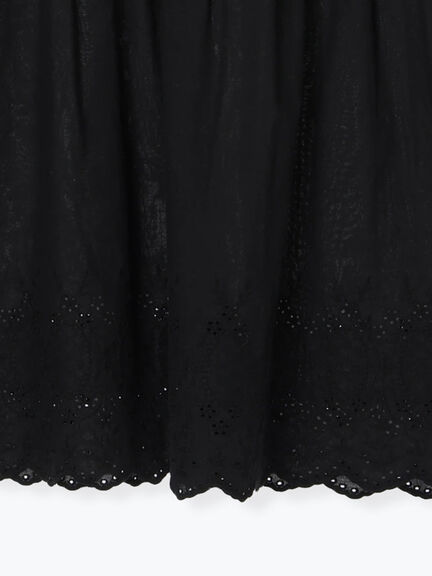 裾スカラップレースインナー（オフホワイト/ブラック）｜Samansa Mos2（サマンサ モスモス）通販