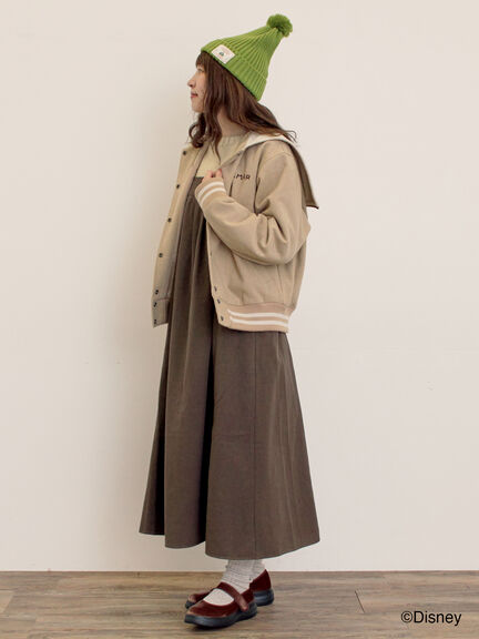 【Disney】アナと雪の女王/タグ付きニット帽（ベージュ/グリーン）｜Samansa Mos2（サマンサ モスモス）通販