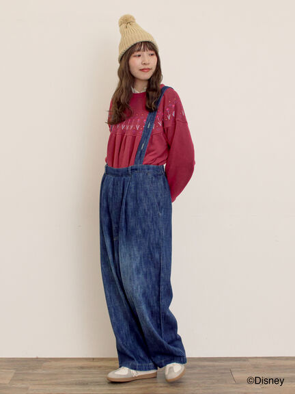 【Disney】アナと雪の女王/タグ付きニット帽（ベージュ/グリーン）｜Samansa Mos2（サマンサ モスモス）通販