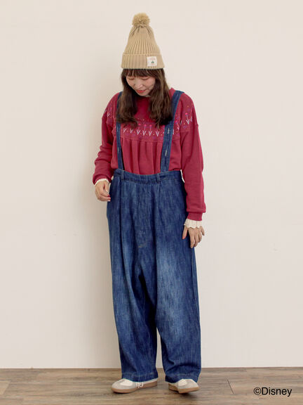 【Disney】アナと雪の女王/タグ付きニット帽（ベージュ/グリーン）｜Samansa Mos2（サマンサ モスモス）通販