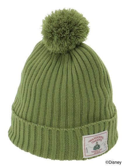 【Disney】アナと雪の女王/タグ付きニット帽（ベージュ/グリーン）｜Samansa Mos2（サマンサ モスモス）通販