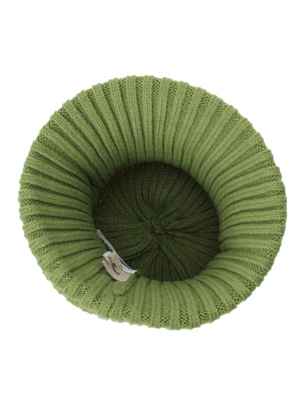 【Disney】アナと雪の女王/タグ付きニット帽（ベージュ/グリーン）｜Samansa Mos2（サマンサ モスモス）通販