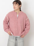 かがりステッチZIPニットカーディガン（ピンク）｜Samansa Mos2（サマンサ モスモス）通販