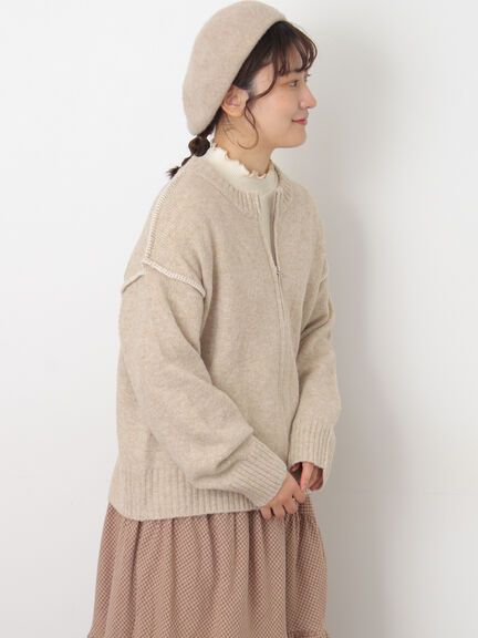 カーディガン(ベージュ/薄茶系)｜Samansa Mos2（サマンサ モスモス