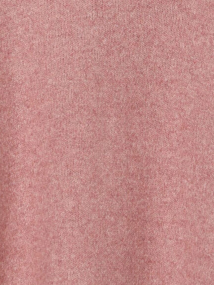 かがりステッチZIPニットカーディガン（チャコールグレー/ピンク/ベージュ/グリーン）｜Samansa Mos2（サマンサ モスモス）通販