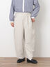 【M/Lサイズ】サイド深タックバレルパンツ（チャコールグレー/ベージュ/カーキ/ブルー）｜Samansa Mos2（サマンサ モスモス）通販
