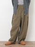 【M/Lサイズ】サイド深タックバレルパンツ（チャコールグレー/ベージュ/カーキ/ブルー）｜Samansa Mos2（サマンサ モスモス）通販