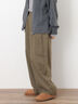【M/Lサイズ】サイド深タックバレルパンツ（チャコールグレー/ベージュ/カーキ/ブルー）｜Samansa Mos2（サマンサ モスモス）通販