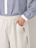 【M/Lサイズ】サイド深タックバレルパンツ（チャコールグレー/ベージュ/カーキ/ブルー）｜Samansa Mos2（サマンサ モスモス）通販