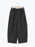 【M/Lサイズ】サイド深タックバレルパンツ（チャコールグレー/ベージュ/カーキ/ブルー）｜Samansa Mos2（サマンサ モスモス）通販